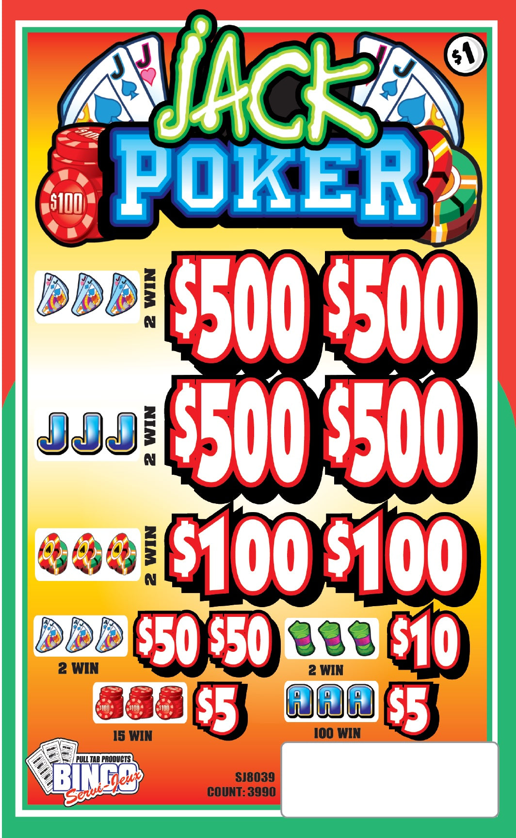 JACK POKER (Offcuts) #93