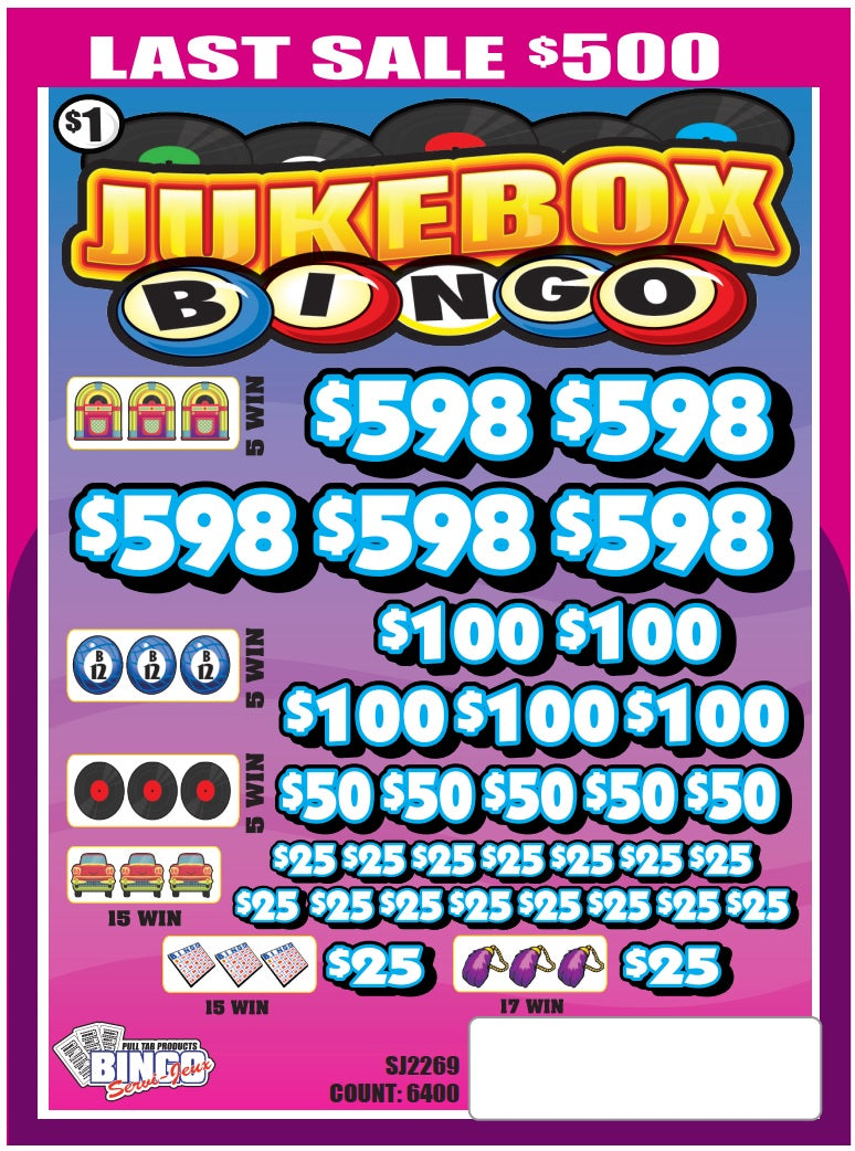 JUKEBOX BINGO - Final Sale! (Ink issue)