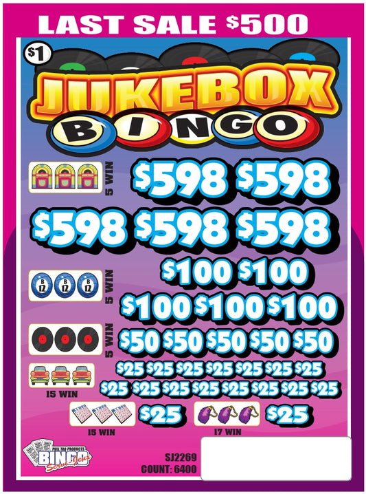JUKEBOX BINGO - Final Sale! (Ink issue)