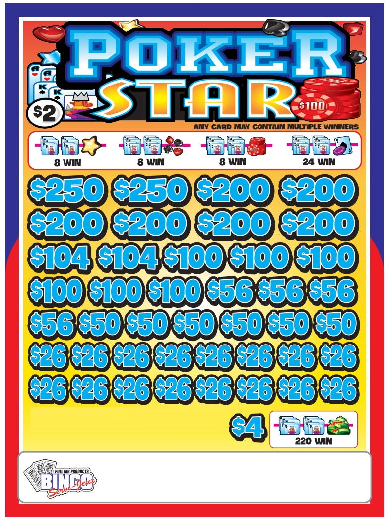 $2 POKER STAR **OVERSTOCK SALE**