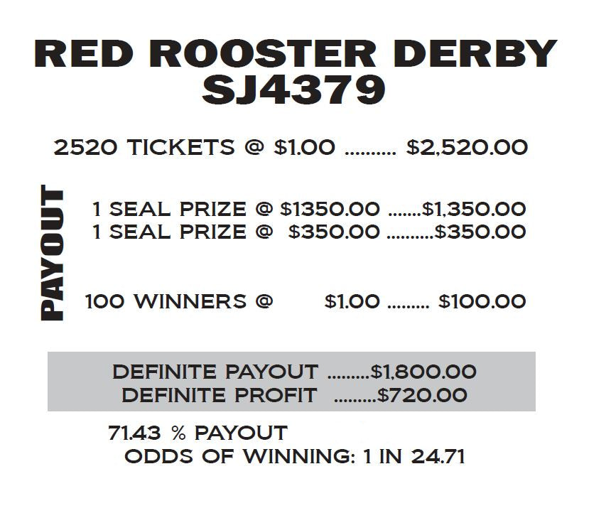 RED ROOSTER DERBY - Seal Card