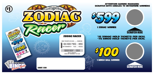 ZODIAC RACER - Case of 6
